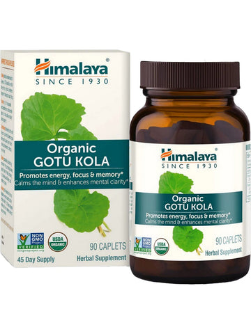 ** 6 PACK ** Himalaya Herbal Healthcare, Organic Gotu Kola, 90 Caplets
