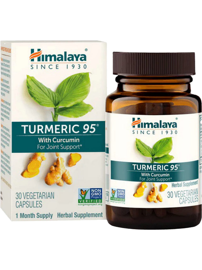 Himalaya, Turmeric 95, 30 Vegetarian Capsules