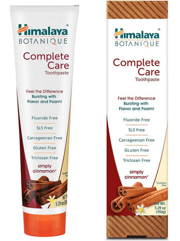 ** 6 PACK ** Himalaya Herbal Healthcare, Complete Care Toothpaste, Simply Cinnamon, 5.29 oz (150g)