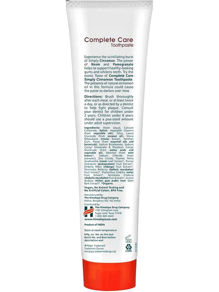Himalaya, Complete Care Toothpaste, Simply Cinnamon, 5.29 oz (150g)