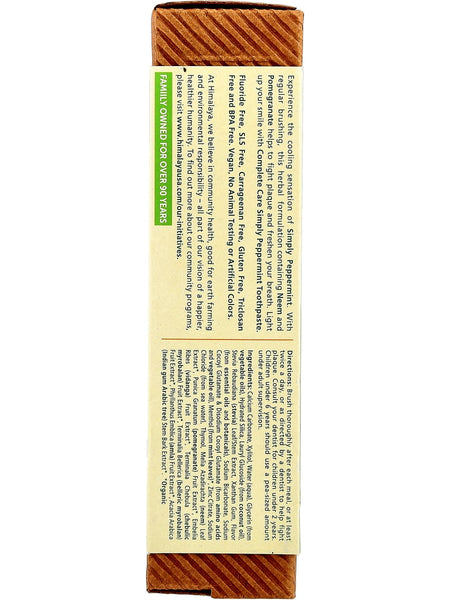 Himalaya Herbal Healthcare, Complete Care Toothpaste, Simply Peppermint, 5.29 oz (150g)