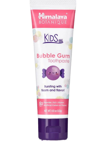 ** 6 PACK ** Himalaya Herbal Healthcare, Kids Bubble Gum Toothpaste, 4.0 oz (113g)