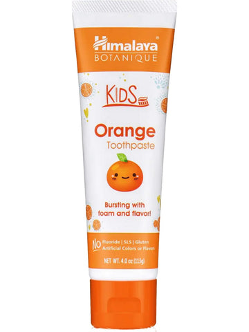 ** 6 PACK ** Himalaya Herbal Healthcare, Kids Orange Toothpaste, 4.0 oz (113g)