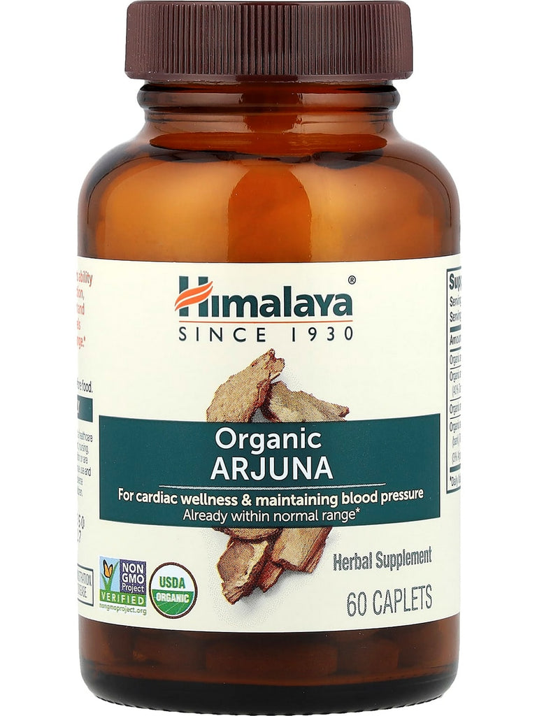 Himalaya, Organic Arjuna, 60 Caplets