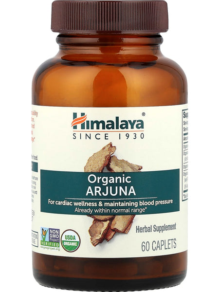 Himalaya, Organic Arjuna, 60 Caplets