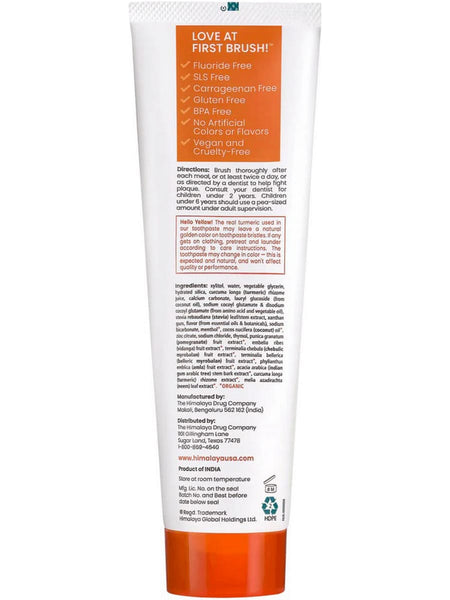 Himalaya Herbal Healthcare, Whitening Antiplaque Turmeric + Coconut Oil Toothpaste, 4.0 oz (113g)