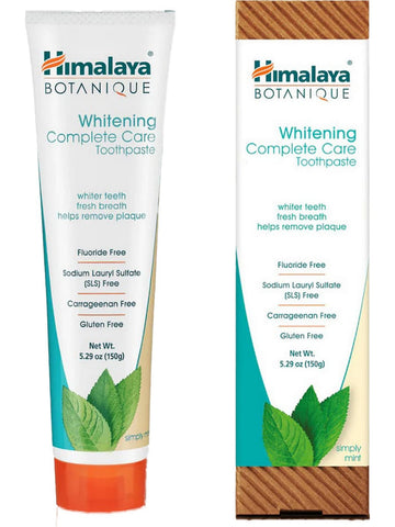 ** 6 PACK ** Himalaya Herbal Healthcare, Whitening Complete Care Toothpaste, Simply Mint, 5.29 oz (150g)