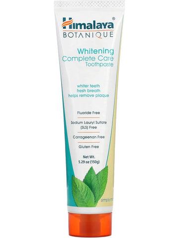 Himalaya Herbal Healthcare, Whitening Complete Care Toothpaste, Simply Mint, 5.29 oz (150g)