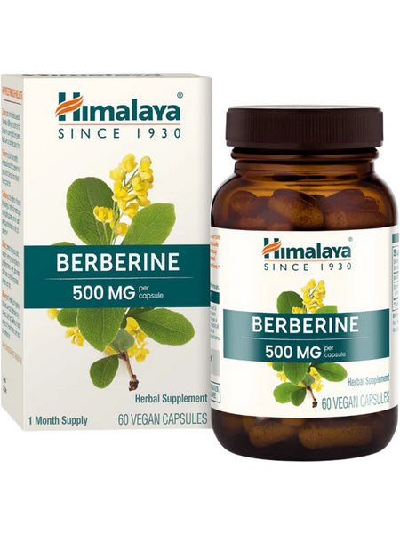 Himalaya, Berberine, 60 Vegetarian Capsules