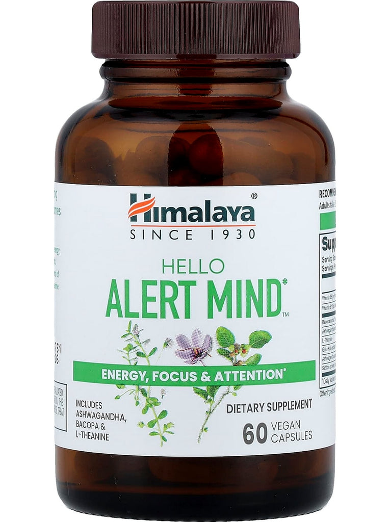 Himalaya, Hello Alert Mind, 60 Vegan Capsules