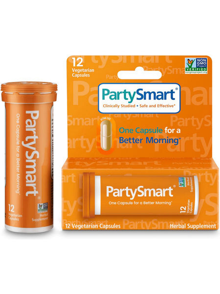 Himalaya, PartySmart, 12-Count Vegetarian Capsules