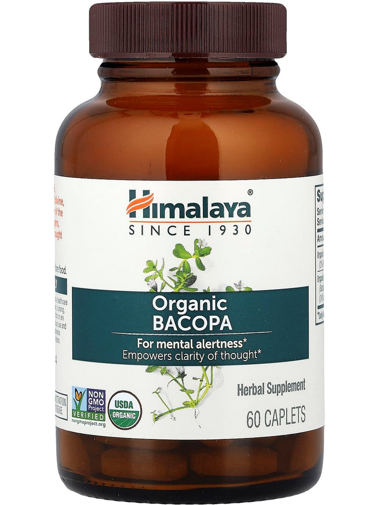 Himalaya, Organic Bacopa, 60 Caplets