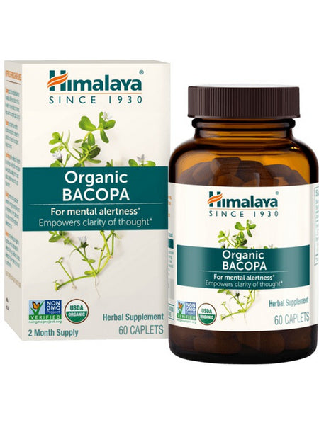 Himalaya Herbal Healthcare, Organic Bacopa, 60 Caplets