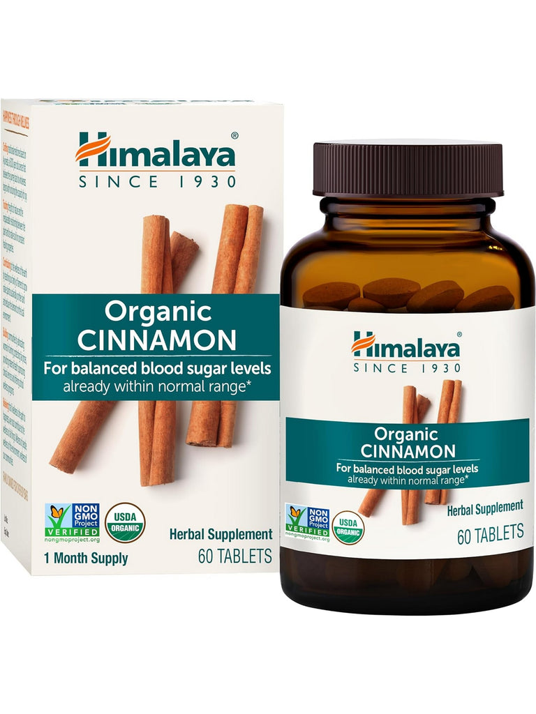 Himalaya, Organic Cinnamon, 60 Tablets