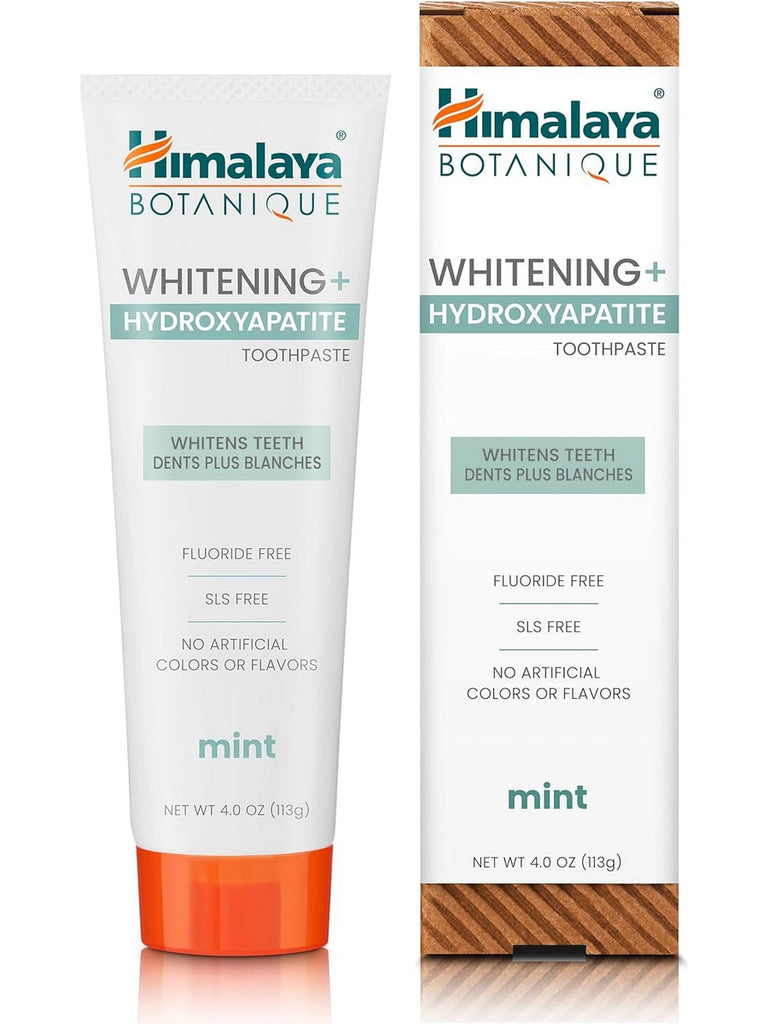 Himalaya, Whitening+ Hydroxyapatite Toothpaste, Mint, 4 oz