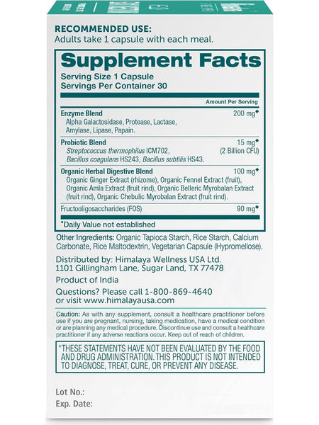 Himalaya, Hello Easy Digestion, 30 Vegetarian Capsules