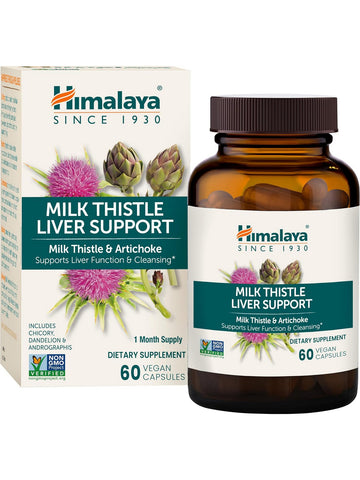 Himalaya, Milk Thistle Liver Support, 60 Vegan Capsules