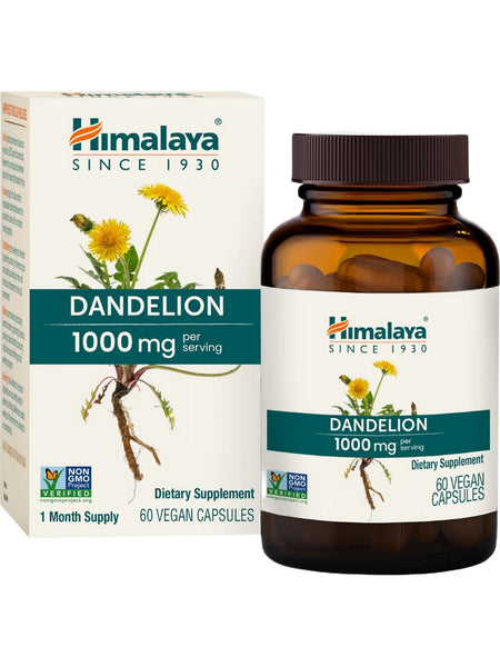 Himalaya, Dandelion, 60 Vegan Capsules