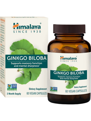 Himalaya, Ginkgo Biloba, 60 Vegan Capsules