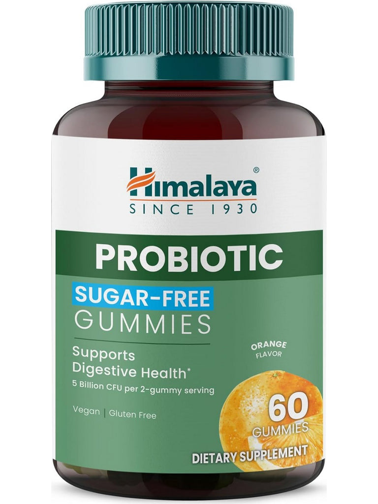 Himalaya, Probiotic Sugar-Free Gummies, Orange, 60 Gummies