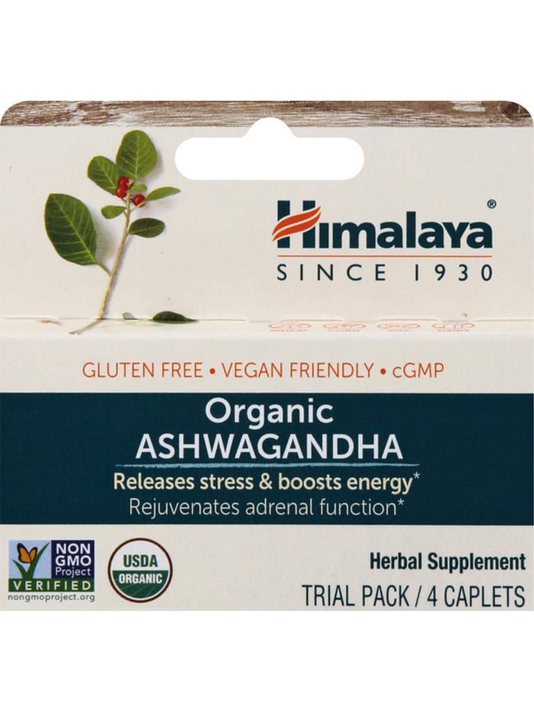Himalaya, Ashwagandha Trial Pack, 4 Caplets
