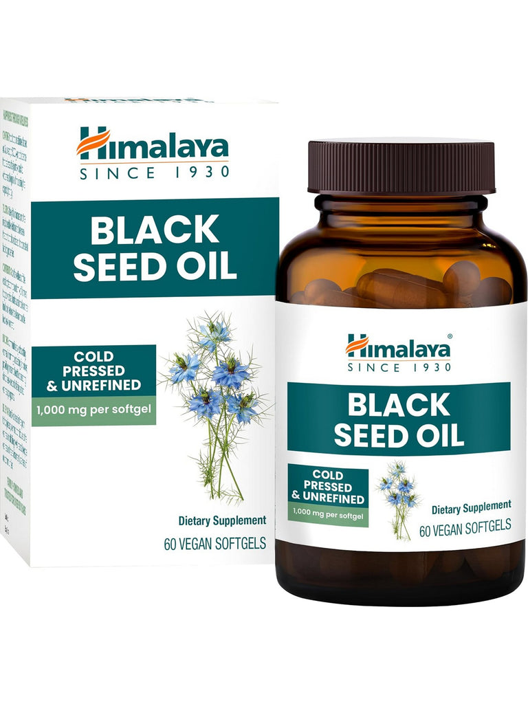 Himalaya, Black Seed Oil, 60 Vegan Capsules