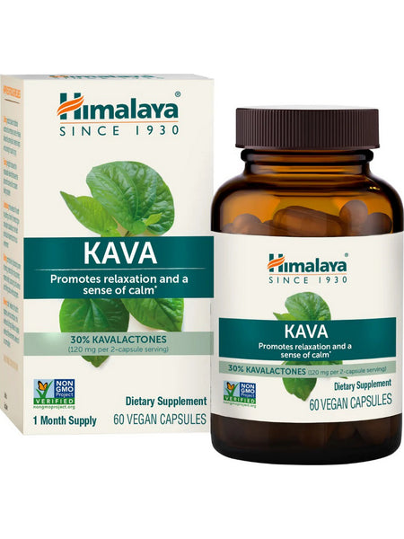 Himalaya, Kava, 60 Vegan Capsules