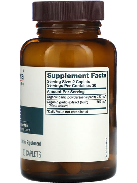 Himalaya Herbal Healthcare, Organic Garlic, 60 Caplets