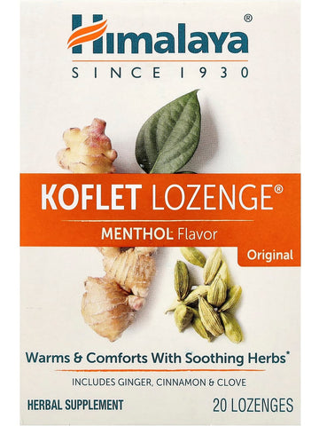 Himalaya, Koflet Lozenge, Original Menthol, 20 Lozenges