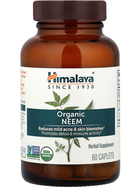 Himalaya Herbal Healthcare, Organic Neem, 60 Caplets