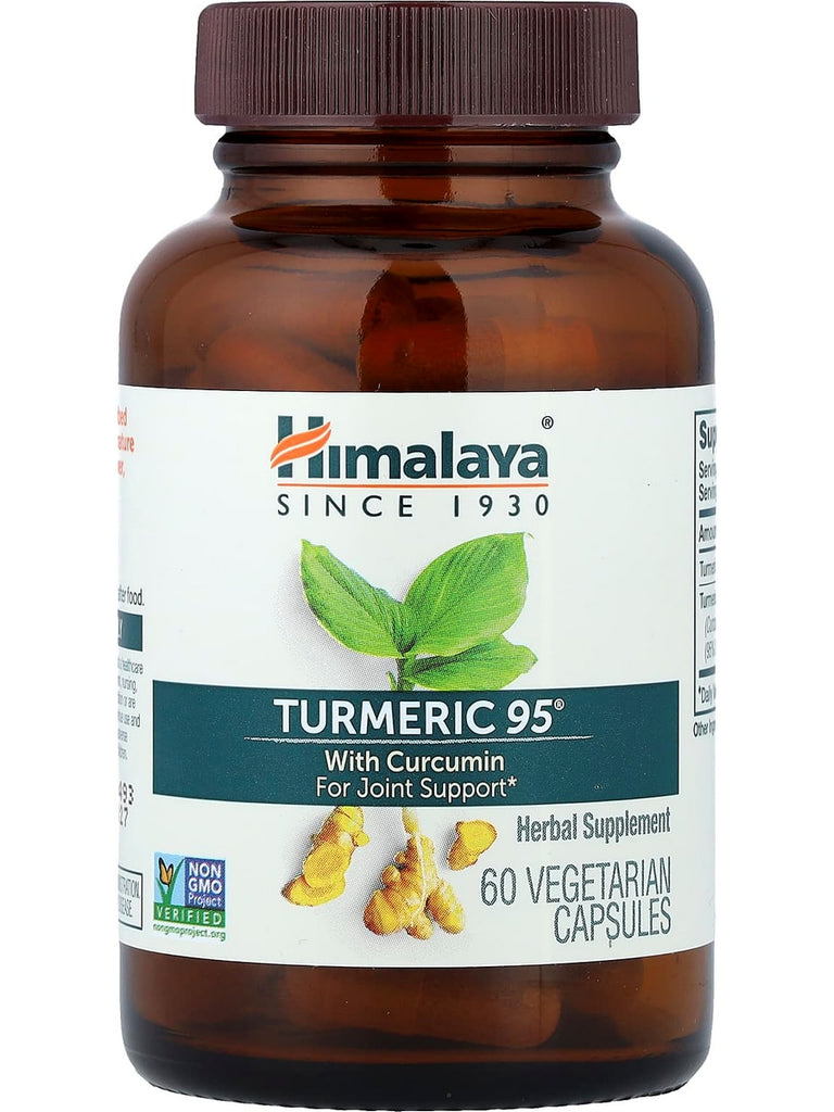 Himalaya Herbal Healthcare, Turmeric 95 with Curcumin, 60 Vegetarian Capsules