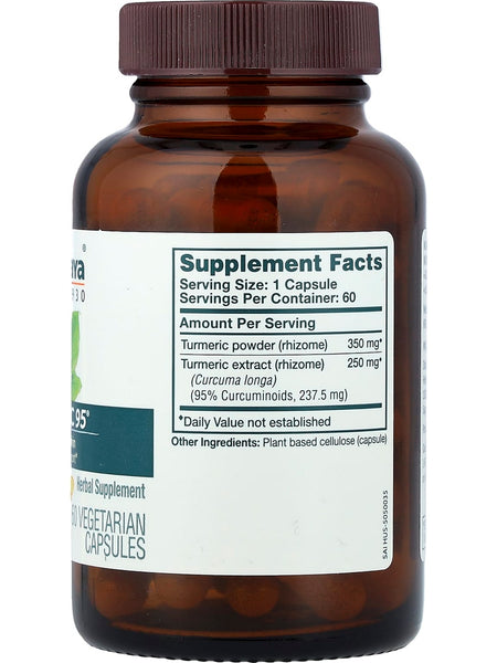 Himalaya, Turmeric 95 with Curcumin, 60 Vegetarian Capsules