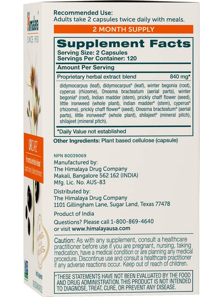 Himalaya Herbal Healthcare, UriCare, 240 Vegetarian Capsules