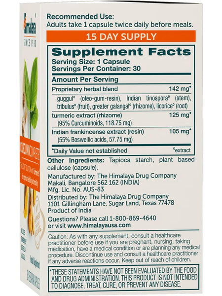 Himalaya, CurcuminComplete, 30 Vegetarian Capsules