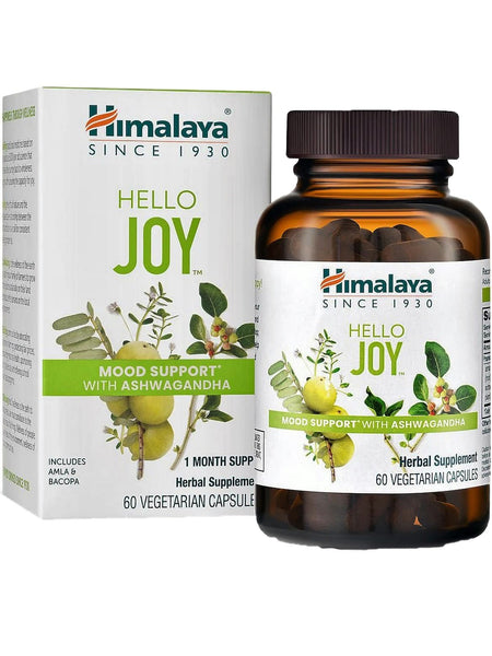 ** 6 PACK ** Himalaya Herbal Healthcare, Hello Joy, 60 Vegetarian Capsules