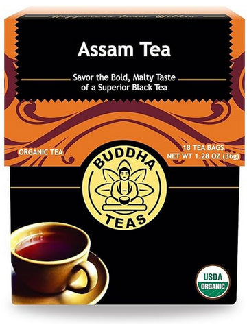 ** 12 PACK ** Buddha Teas, Assam Tea, 18 Tea Bags