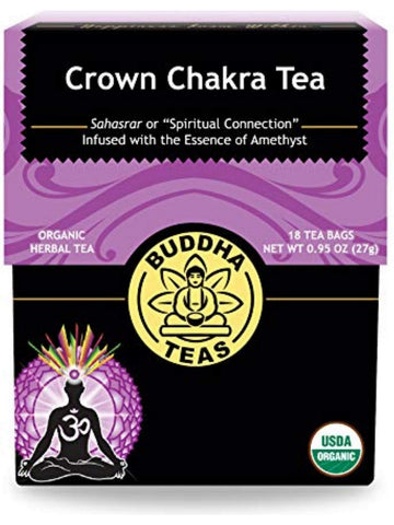 ** 12 PACK ** Buddha Teas, Crown Chakra Tea, 18 Tea Bags