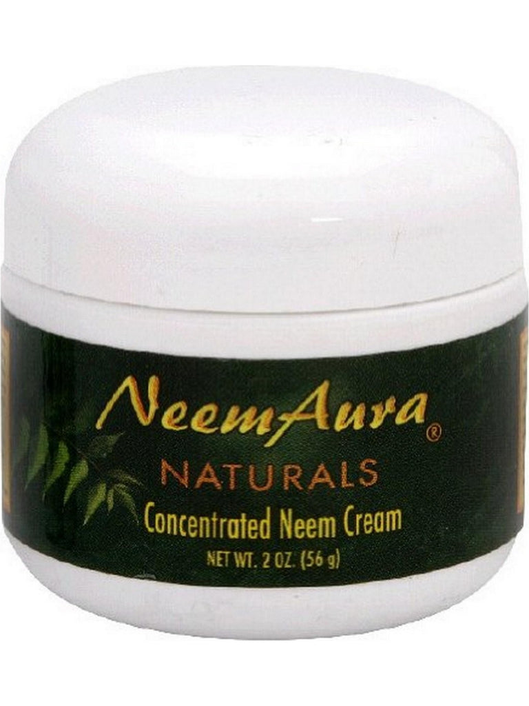 Neem Cream with Aloe Vera (Therapeutic), 2 oz, Neem Aura