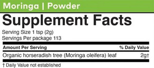 Organic India - Organic Moringa Powder - 8 oz