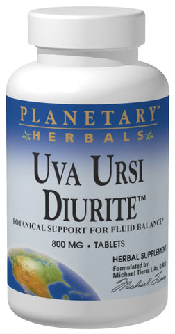 Planetary Herbals, Uva Ursi Diurite, 72 ct