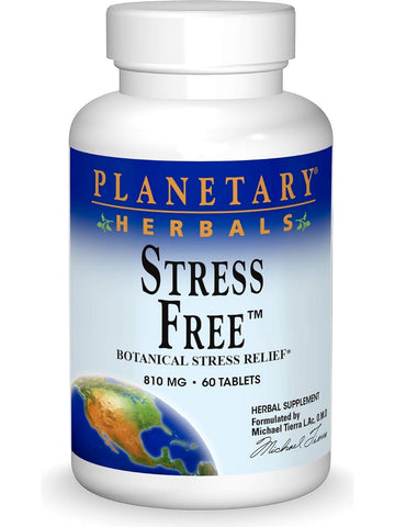Planetary Herbals, Stress Free Calming Formula, 60 ct