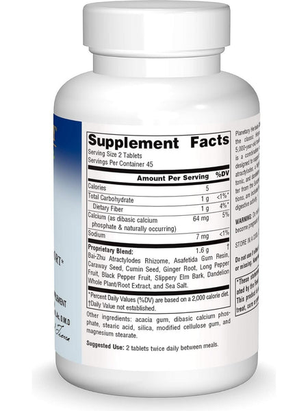 Planetary Herbals, Candida Digest™ 800 mg, 90 Tablets