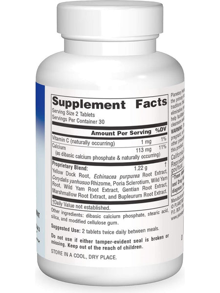 Planetary Herbals, Yellow Dock Skin Cleanse™ 610 mg, 60 Tablets