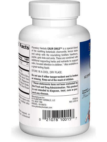 Planetary Herbals, Calm Child™ 440 mg, 72 Tablets