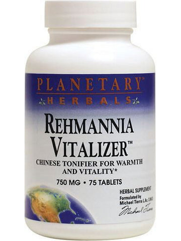 Planetary Herbals, Rehmannia Vitalizer™ 750 mg, 75 Tablets