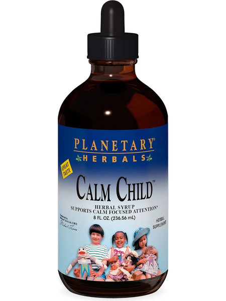 Planetary Herbals, Calm Child Herbal Syrup, 8 oz