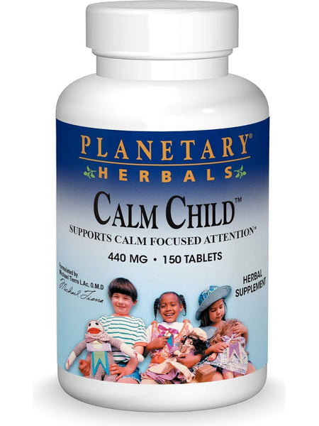 Planetary Herbals, Calm Child for Active Children, 150 ct