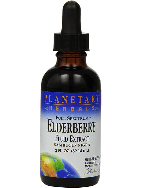 Planetary Herbals, Elderberry Fluid Extract, Full Spectrum, 2 fl oz