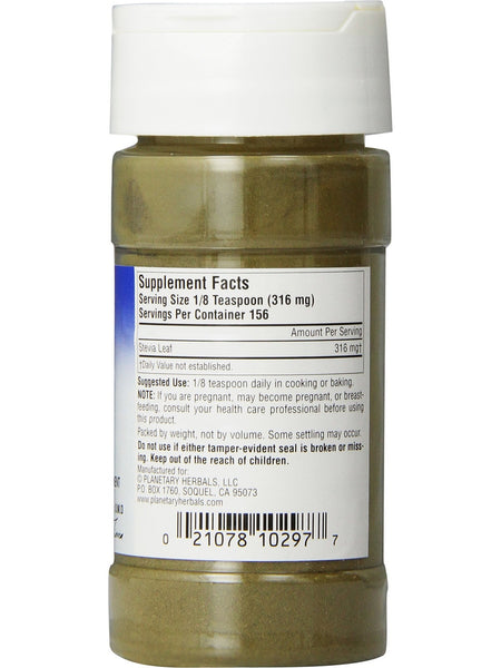 Planetary Herbals, Stevia Powder, 1.75 oz