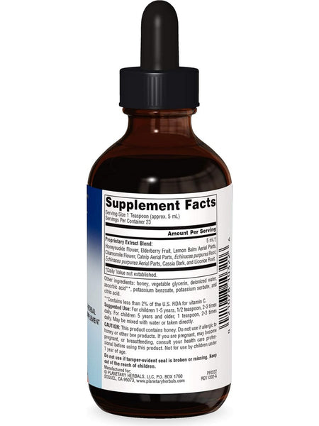 Planetary Herbals, Well Child™ Echinacea-Elderberry Syrup, 4 fl oz